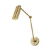 Visual Comfort DJW1131 Frasar 1-lt 11" Tall Large  Arm Wall Sconce - Satin Brass