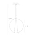 Arteriors DK49911 Caviar 1-lt 10" Pendant