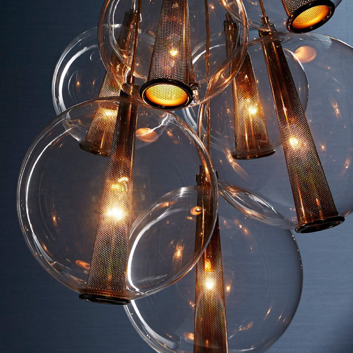 Arteriors Caviar 8-lt 29" Pendant