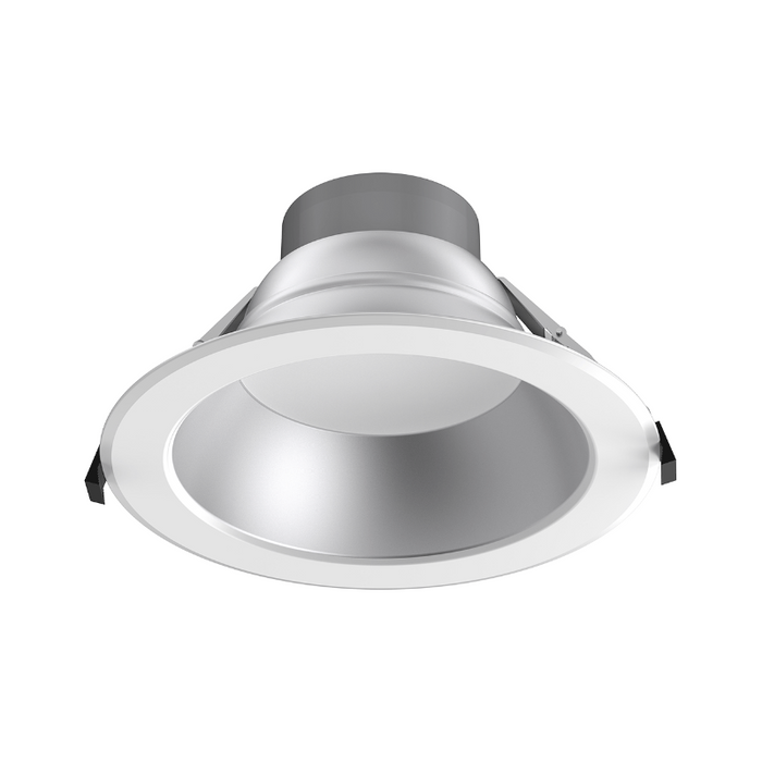 Lotus DL254-10-40W 10" 22W/26W/30W/35W/40W LED Round Commercial Recessed Downlight, 5CCT Selectable - White/Silver