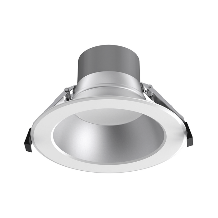 Lotus DL254-6-30W 6" 12W/16W/22W/26W/30W LED Round Commercial Recessed Downlight, 5CCT Selectable - White/Silver