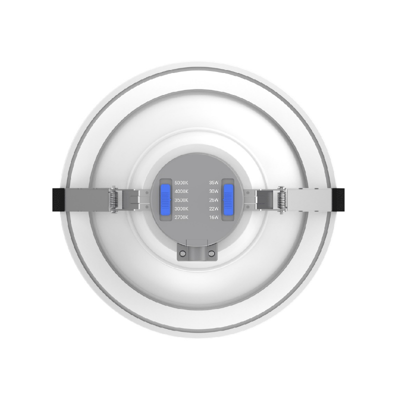 Lotus DL254-8-35W 8" 16W/22W/26W/30W/35W LED Round Commercial Recessed Downlight, 5CCT Selectable