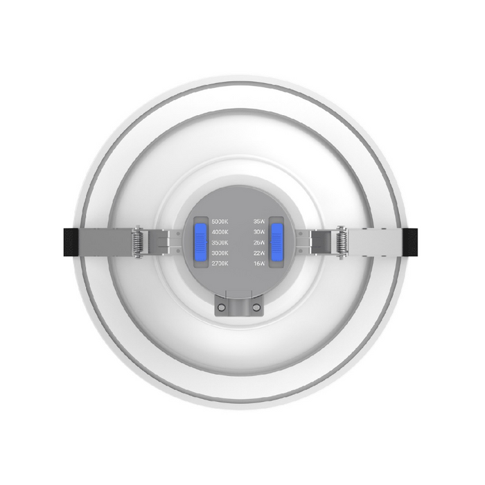 Lotus DL254-8-35W 8" 16W/22W/26W/30W/35W LED Round Commercial Recessed Downlight, 5CCT Selectable