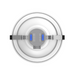Lotus DL254-8-35W 8" 16W/22W/26W/30W/35W LED Round Commercial Recessed Downlight, 5CCT Selectable