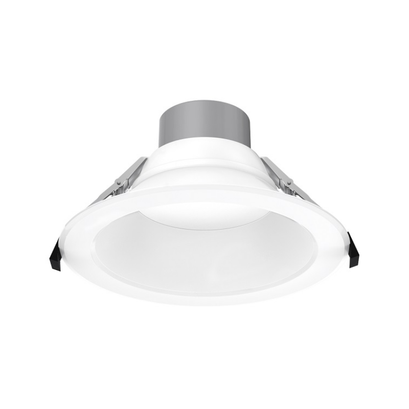 Lotus DL254-8-35W 8" 16W/22W/26W/30W/35W LED Round Commercial Recessed Downlight, 5CCT Selectable - White
