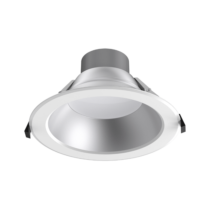 Lotus DL254-8-35W 8" 16W/22W/26W/30W/35W LED Round Commercial Recessed Downlight, 5CCT Selectable - White/Silver