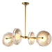 Arteriors DLC05 Whitney 4-lt 40" LED Chandelier