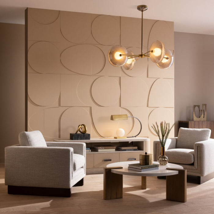 Arteriors DLC05 Whitney 4-lt 40" LED Chandelier