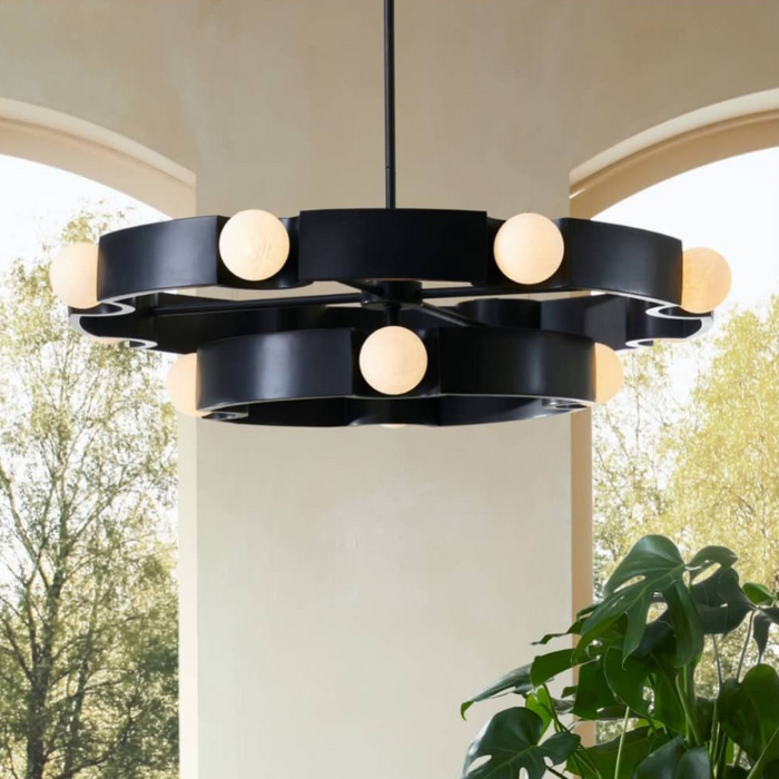 Arteriors DLC29 Hans 12-lt 44" LED Chandelier