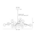 Arteriors DLC30 Hadly 16-lt 52" Chandelier