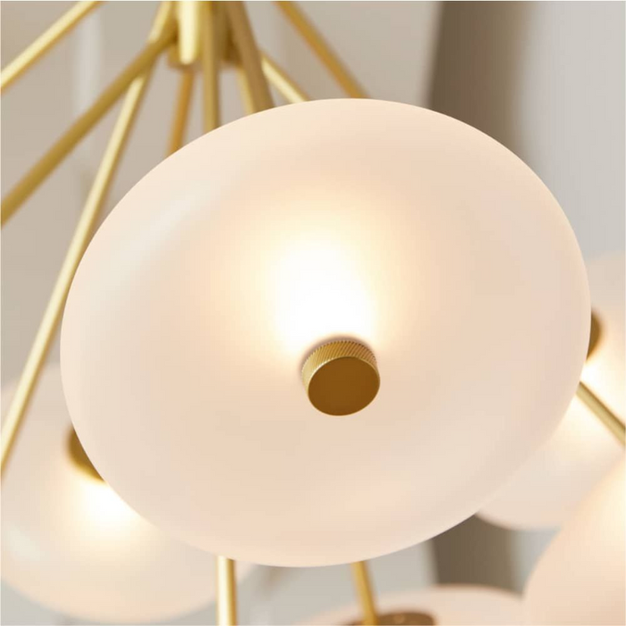 Arteriors DLC33 Helios 9-lt 41" LED Chandelier