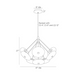 Arteriors DLC33 Helios 9-lt 41" LED Chandelier