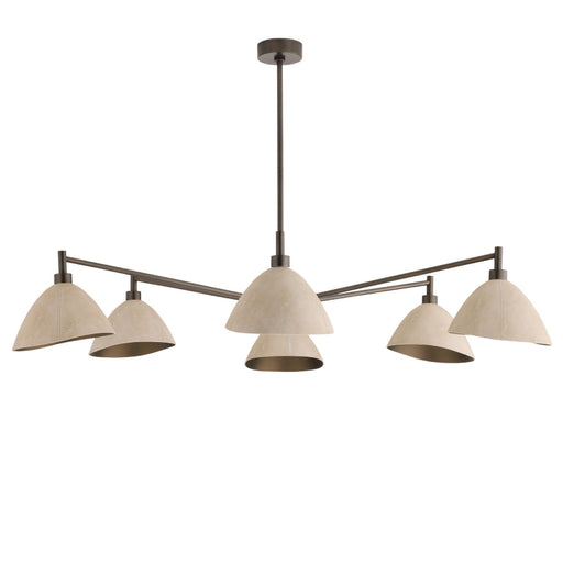 Arteriors DLC36 Inlet 6-lt 53" Round Chandelier