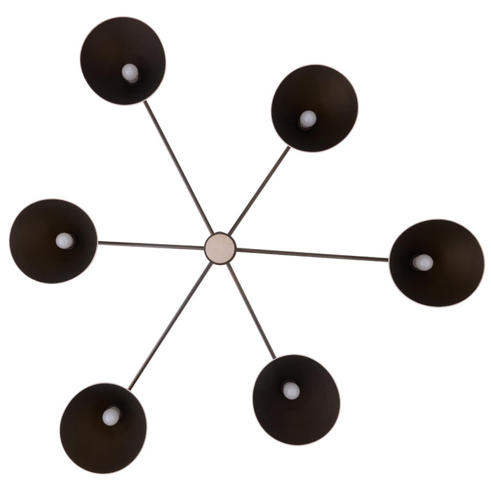 Arteriors DLC36 Inlet 6-lt 53" Round Chandelier