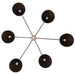 Arteriors DLC36 Inlet 6-lt 53" Round Chandelier