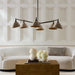 Arteriors DLC36 Inlet 6-lt 53" Round Chandelier