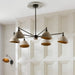 Arteriors DLC36 Inlet 6-lt 53" Round Chandelier