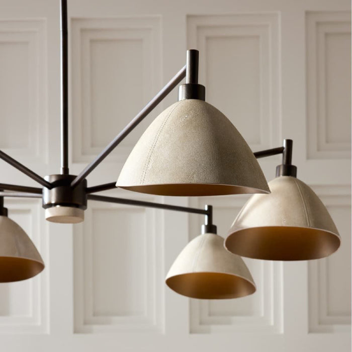 Arteriors DLC36 Inlet 6-lt 53" Round Chandelier