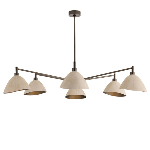 Arteriors DLC36 Inlet 6-lt 53" Round Chandelier
