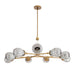 Arteriors DLC38 Smyth 9-lt 54" Round Chandelier