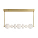 Arteriors 89656 Raphael 1-lt 48" LED Chandelier- Antique Brass