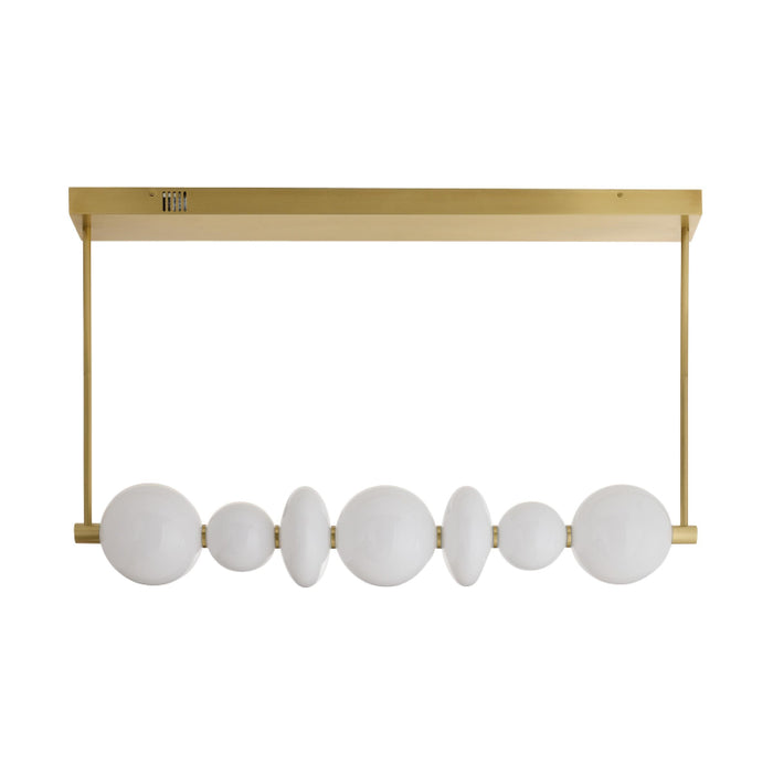 Arteriors 89656 Raphael 1-lt 48" LED Chandelier- Antique Brass