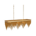 Arteriors DLI03 Heiress 6-lt 48" Linear Chandelier