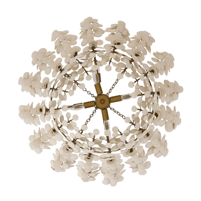 Arteriors DMS14 Bilal 8-lt 40" Chandelier - Ivory