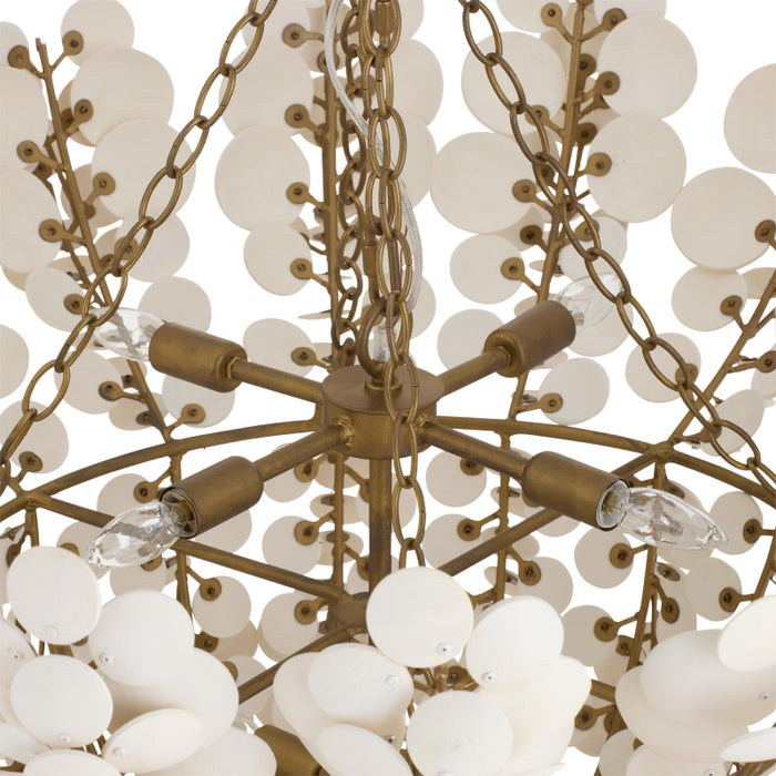 Arteriors DMS14 Bilal 8-lt 40" Chandelier - Ivory