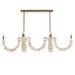 Arteriors DLS16 Kalama 8-lt 57" Chandelier
