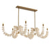 Arteriors DLS16 Kalama 8-lt 57" Chandelier