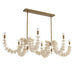 Arteriors DLS16 Kalama 8-lt 57" Chandelier