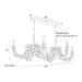 Arteriors DLS16 Kalama 8-lt 57" Chandelier