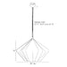 Arteriors DMC27 Fazekas 1-lt 26" Pendant