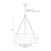 Arteriors DMC31 Felipe 6-lt 28" Chandelier