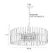 Arteriors DMC32 Klaus 12-lt 38" Chandelier