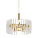 Arteriors DMC34 Klaus 8-lt 26" Chandelier-Clear Seedy