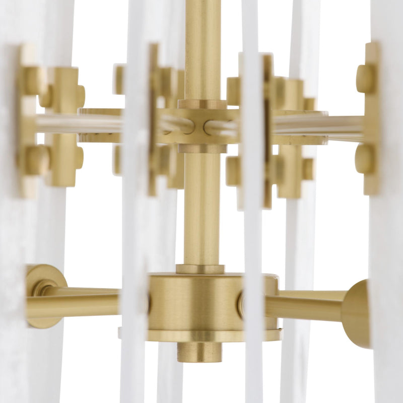 Arteriors DMC34 Klaus 8-lt 26" Chandelier-Clear Seedy