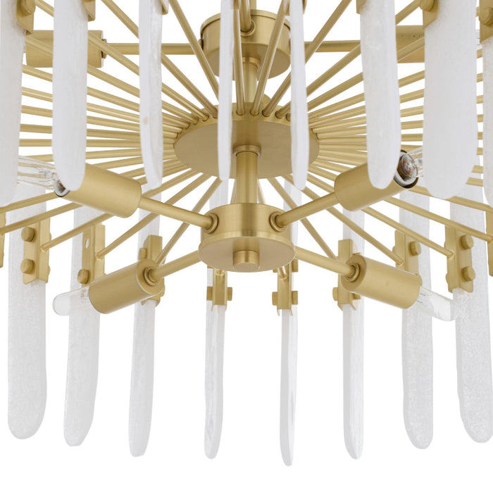 Arteriors DMC34 Klaus 8-lt 26" Chandelier-Clear Seedy