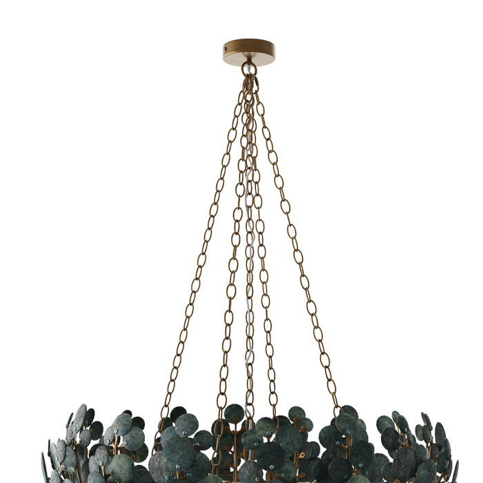 Arteriors DMS14 Bilal 8-lt 40" Chandelier - Eucalyptus