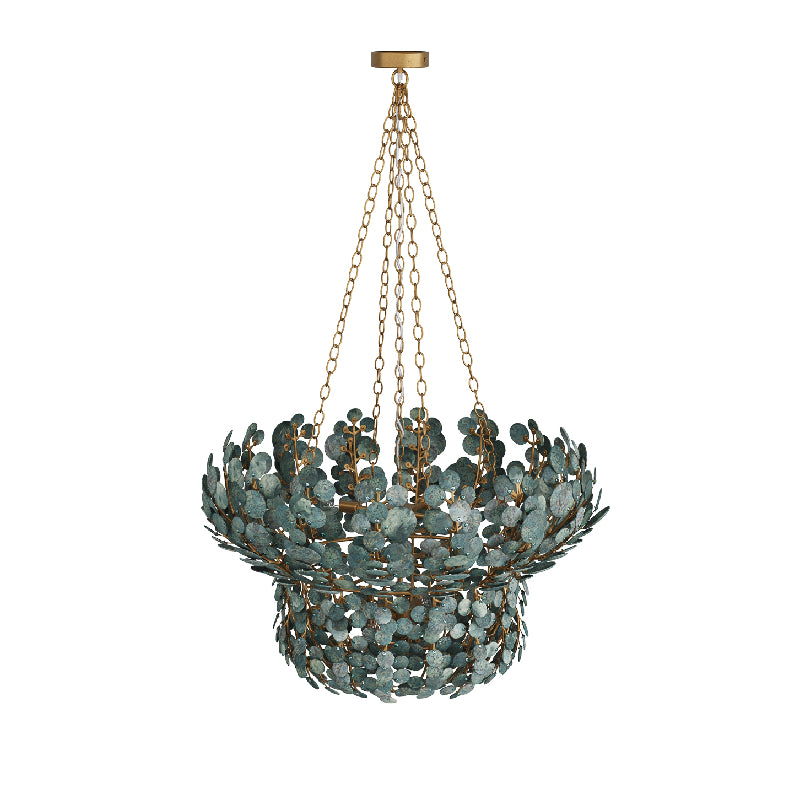 Arteriors DMS14 Bilal 8-lt 40" Chandelier - Eucalyptus