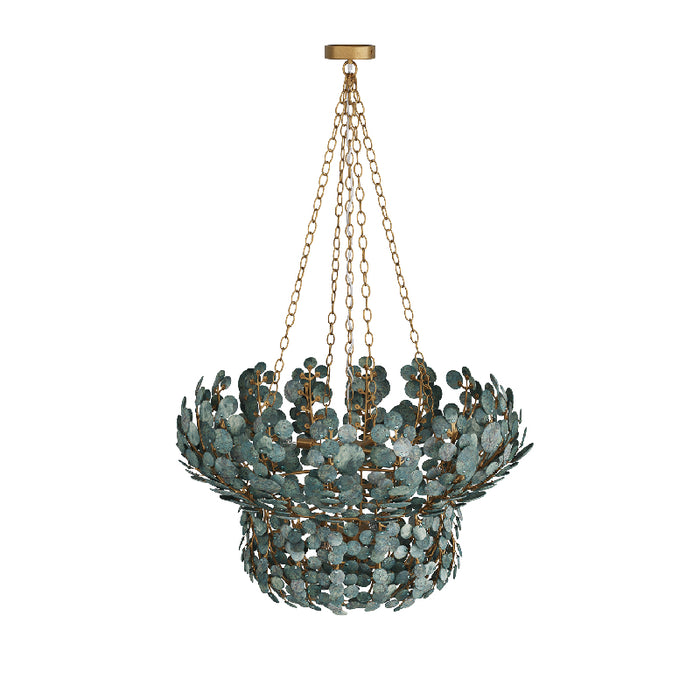 Arteriors DMS14 Bilal 8-lt 40" Chandelier - Eucalyptus