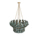 Arteriors DMS14 Bilal 8-lt 40" Chandelier - Eucalyptus