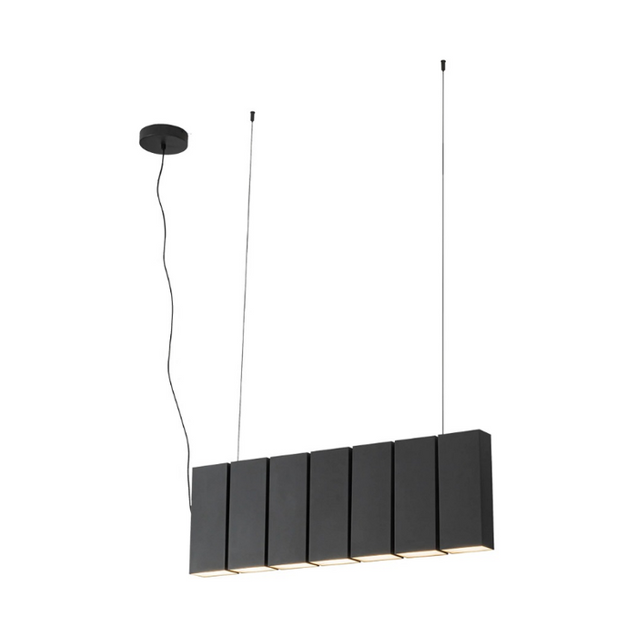 Kuzco LP17435 Domino 14-lt 36" LED Linear Pendant - Black