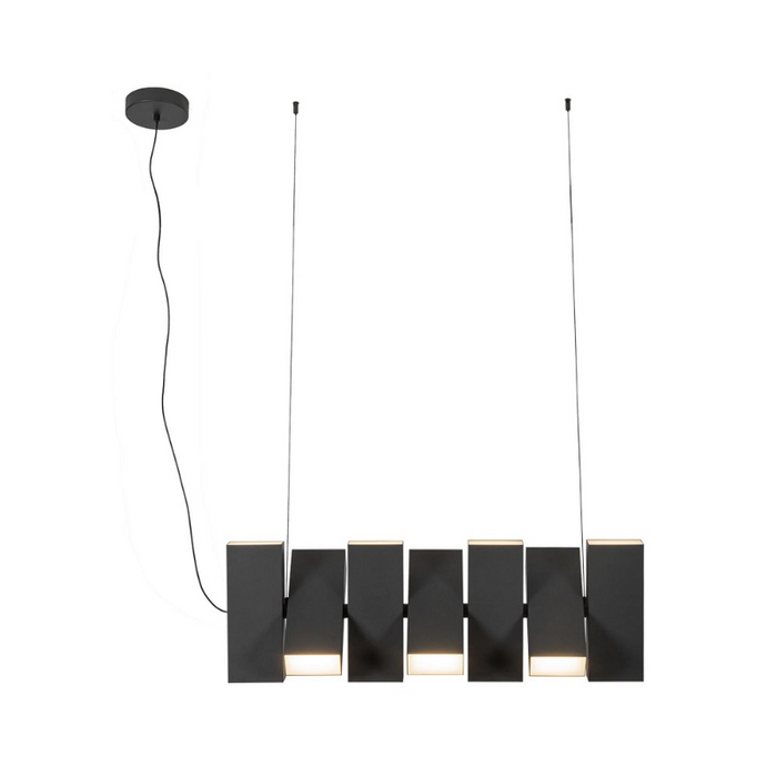 Kuzco LP17435 Domino 14-lt 36" LED Linear Pendant - Black