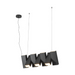 Kuzco LP17435 Domino 14-lt 36" LED Linear Pendant - Black