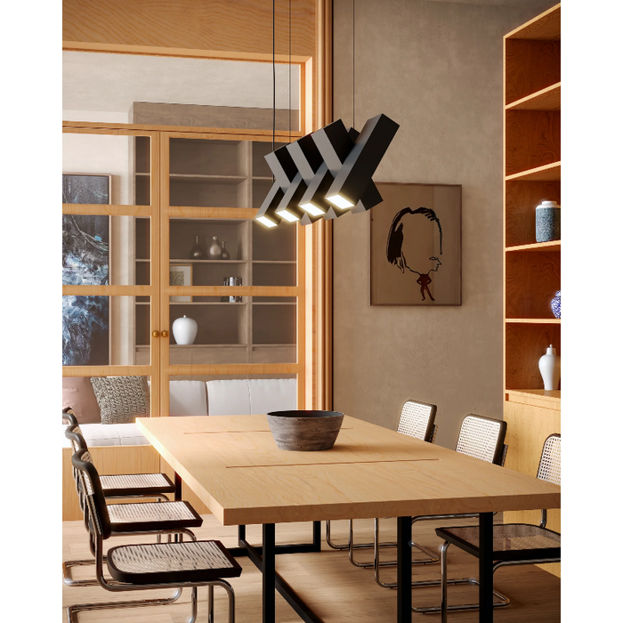 Kuzco LP17435 Domino 14-lt 36" LED Linear Pendant