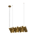 Kuzco LP17435 Domino 14-lt 36" LED Linear Pendant - Vintage Brass