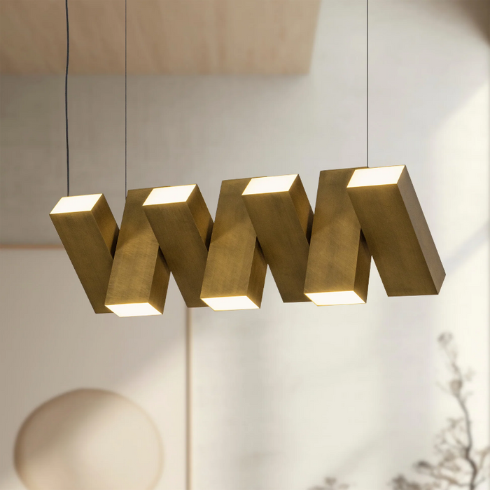 Kuzco LP17435 Domino 14-lt 36" LED Linear Pendant