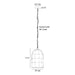 Arteriors DPI14 Jordan 1-lt 10" Pendant